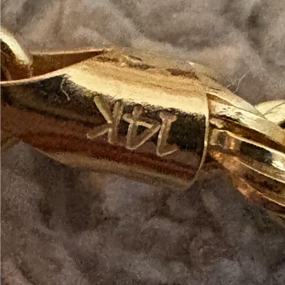 GUC Stamped 14k gold rope necklace. 20 inches long - Picture 13 of 14